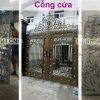 Cổng sắt cnc cho ngôi nhà thêm sang trọng