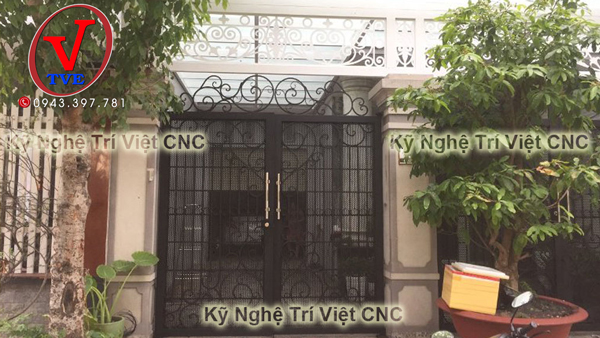Cổng sắt CNC nghệ thuật 2 Cổng sắt CNC nghệ thuật 2