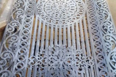 Cổng sắt cnc dạng bông hoa cs32