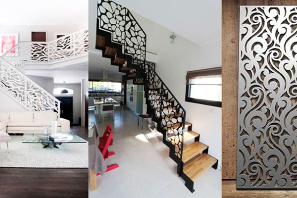 Gia công cầu thang vách ngăn