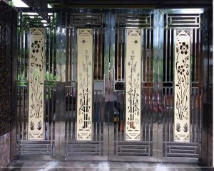 Cửa sắt cnc 4 cánh là dòng sản phẩm thịnh hành nhất hiện nay