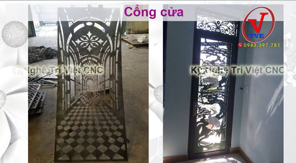 Cổng sắt cắt cnc laser Cổng sắt cắt cnc laser